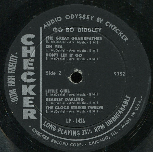 Bo Diddley : Go Bo Diddley (LP, Album, Mono)