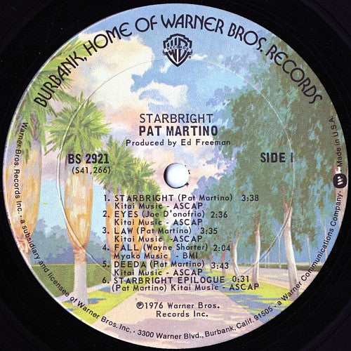 Pat Martino : Starbright (LP, Pit)