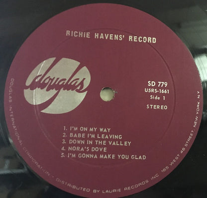 Richie Havens : Richie Havens' Record (LP, Album)