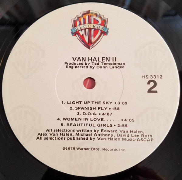 Van Halen : Van Halen II (LP, Album, RE, Win)