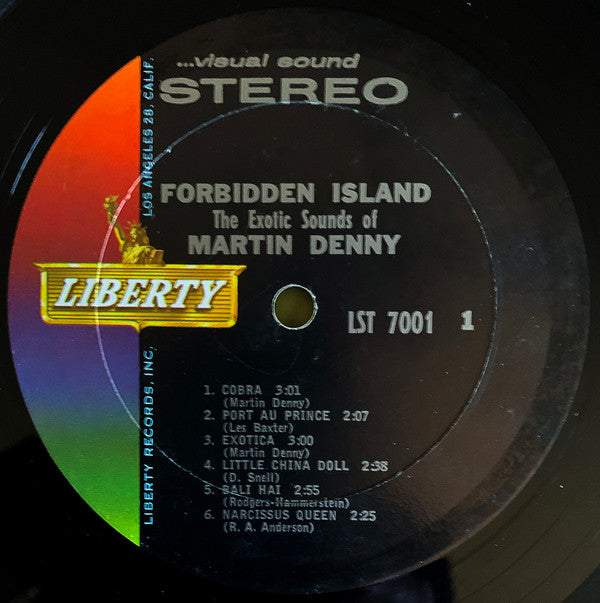 Martin Denny : Forbidden Island (LP, Album, RP)