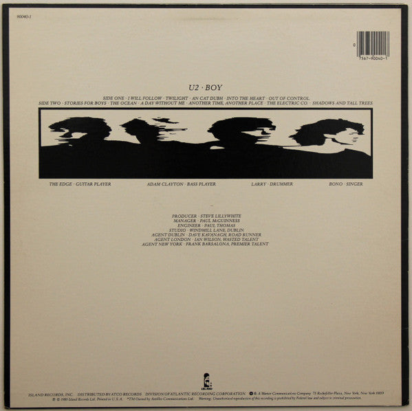 U2 : Boy (LP, Album, RE, SP )