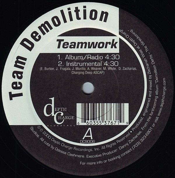 Team Demolition : Teamwork (12")