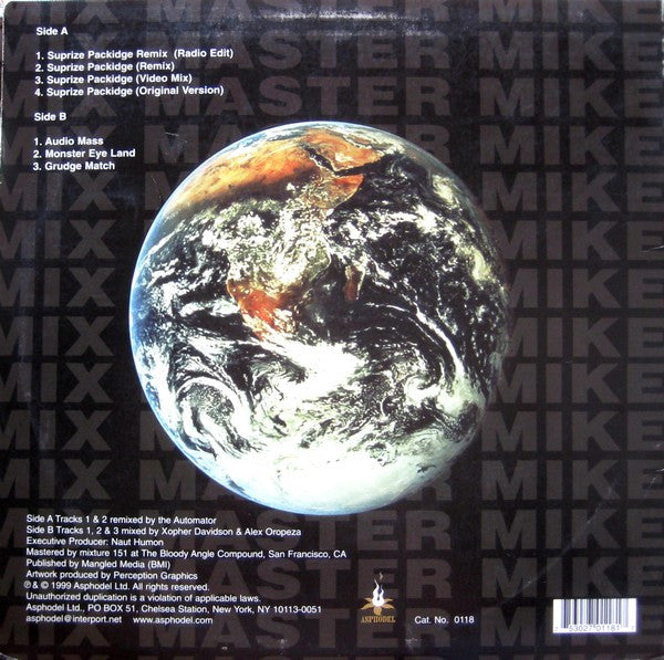 Mix Master Mike : Suprize Packidge (The Automator Remix) (12")