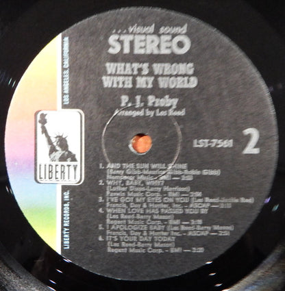 P.J. Proby : What's Wrong With My World (LP, Album, All)