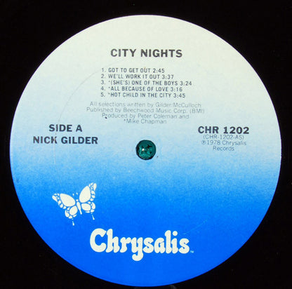 Nick Gilder : City Nights (LP, Album, San)