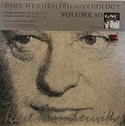 Paul Hindemith - Los Angeles String Quartet : Paul Shure & Bonnie Douglas, Janet Lakatos, Armand Kaproff : String Quartet No. 3, Opus 22 (1921) / String Quartet No. 4, Opus 32 (1923) (LP, Album)