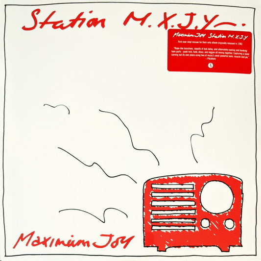 Maximum Joy : Station M.X.J.Y. (LP, Album, Ltd, RE, Red)