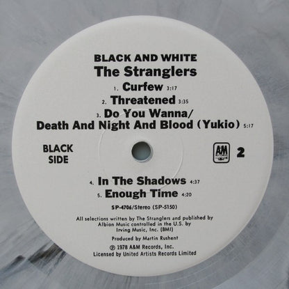 The Stranglers : Black And White (LP, Album, Ltd, Gre)