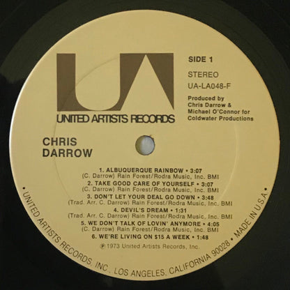 Chris Darrow : Chris Darrow (LP, Album, Ter)