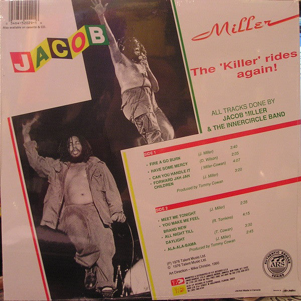 Jacob Miller : The 'Killer' Rides Again (LP, Comp)