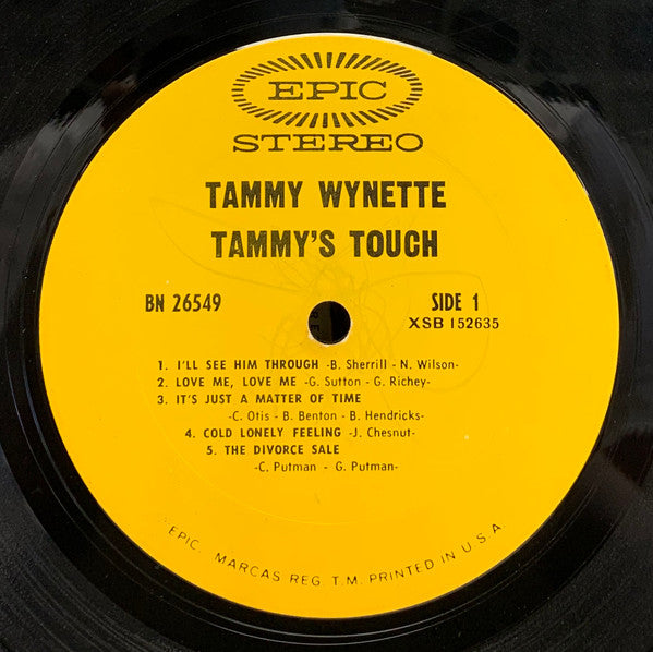 Tammy Wynette : Tammy's Touch (LP, Album, Ter)