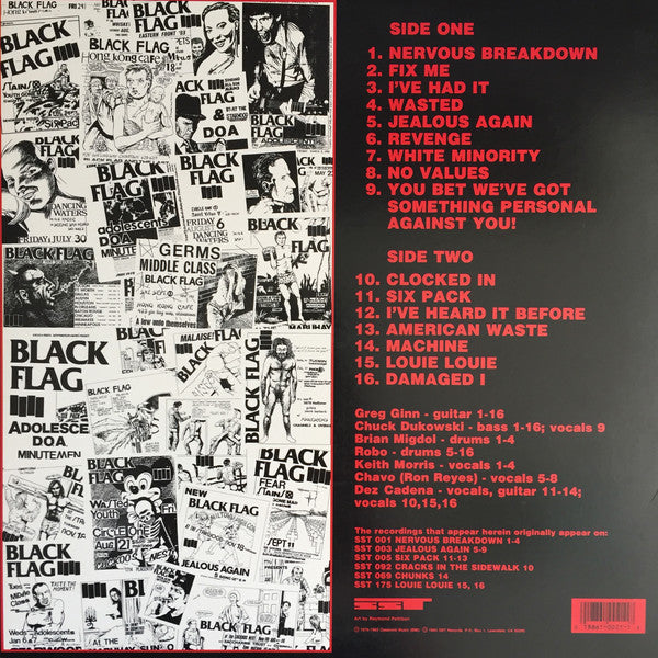 Black Flag : The First Four Years (LP, Comp)