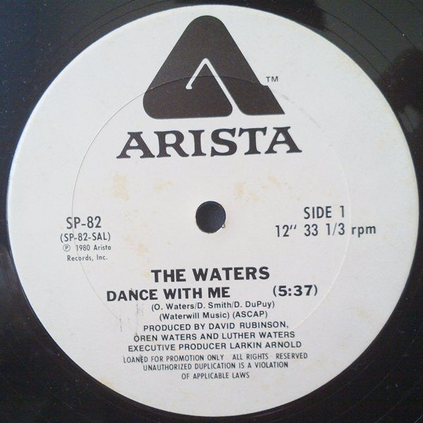 The Waters : Dance With Me (12", Promo)