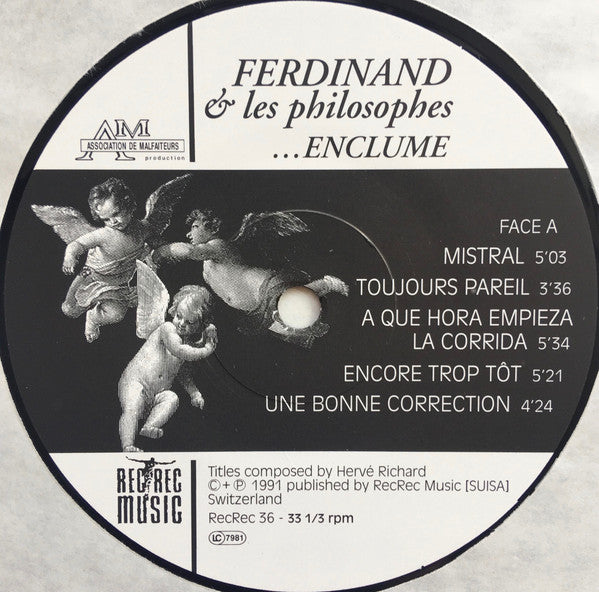 Ferdinand & les philosophes* : ... Enclume (LP, Album)