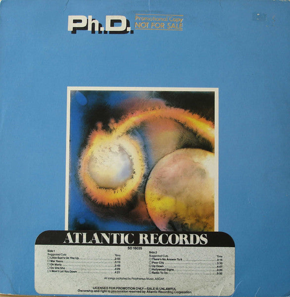 Ph.D. : Ph.D. (LP, Album)