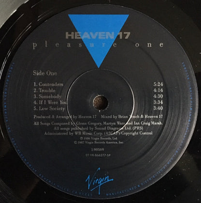 Heaven 17 : Pleasure One (LP, Album, SRC)