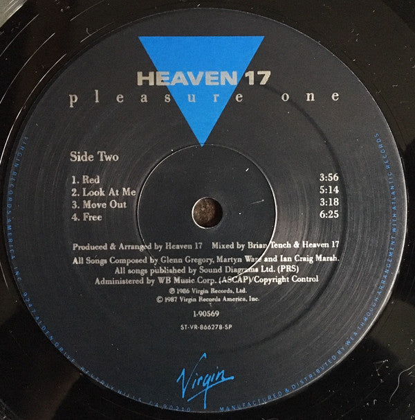 Heaven 17 : Pleasure One (LP, Album, SRC)