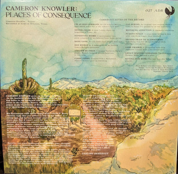 Cameron Knowler : Places Of Consequence (LP, Album)