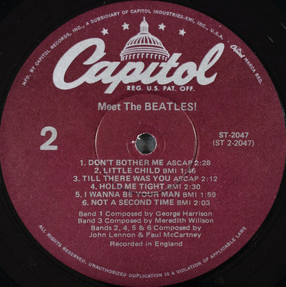 The Beatles : Meet The Beatles! (LP, Album, RE, Win)