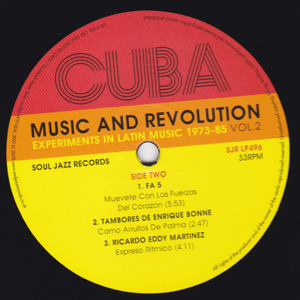 Various : Cuba: Music And Revolution (Culture Clash In Havana Cuba: Experiments In Latin Music 1973-85 Vol. 2) (3xLP, Comp)