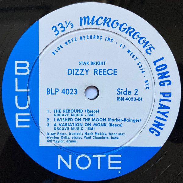 Dizzy Reece : Star Bright (LP, Mono, RE)