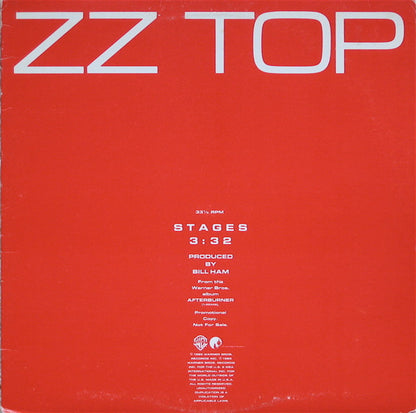 ZZ Top : Stages (12", Single, Promo)