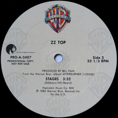 ZZ Top : Stages (12", Single, Promo)