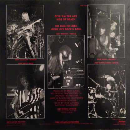 Lizzy Borden : Give 'Em The Axe (12")