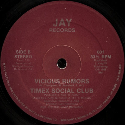 Timex Social Club : Rumors (12", Single, Mar)