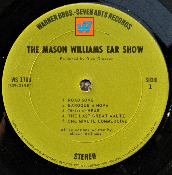 Mason Williams : The  Mason Williams Ear Show (LP, Album, San)