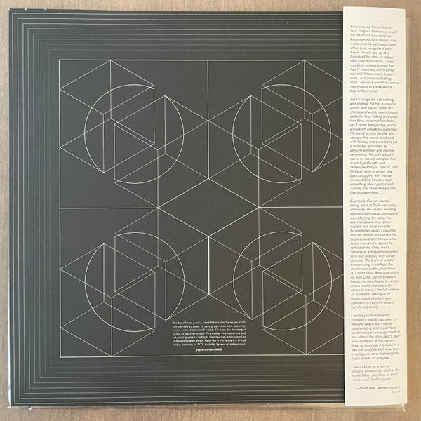 Zack Rosen : Circles (LP, Num)