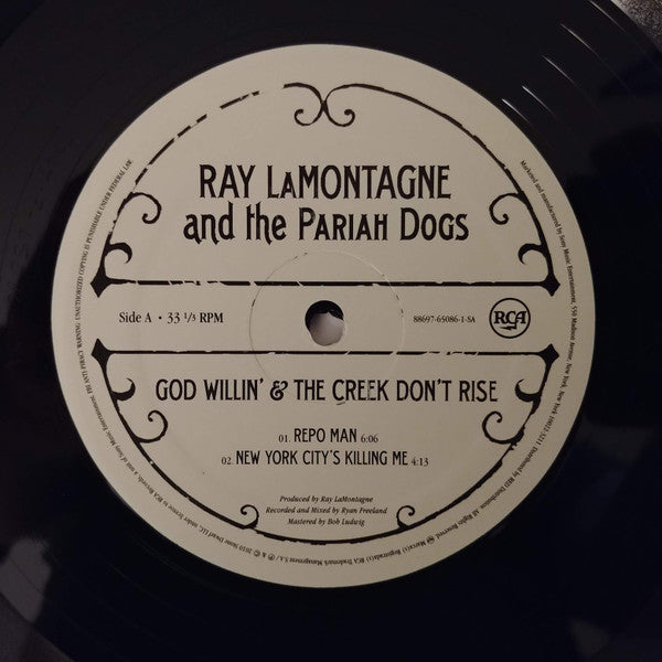 Ray LaMontagne And The Pariah Dogs : God Willin' & The Creek Don't Rise (2xLP, Album)