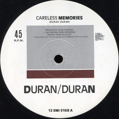 Duran Duran : Careless Memories (12", Single)