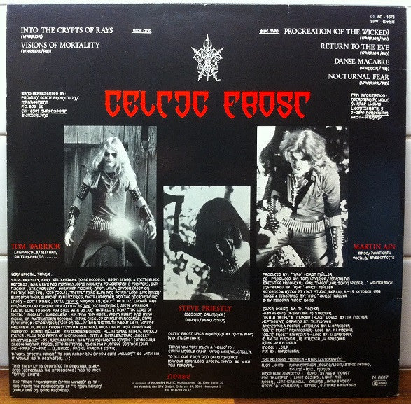 Celtic Frost : Morbid Tales (LP, MiniAlbum, Ltd)