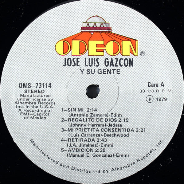 Jose Luis Gazcon Y Su Gente : Sin Me (LP)