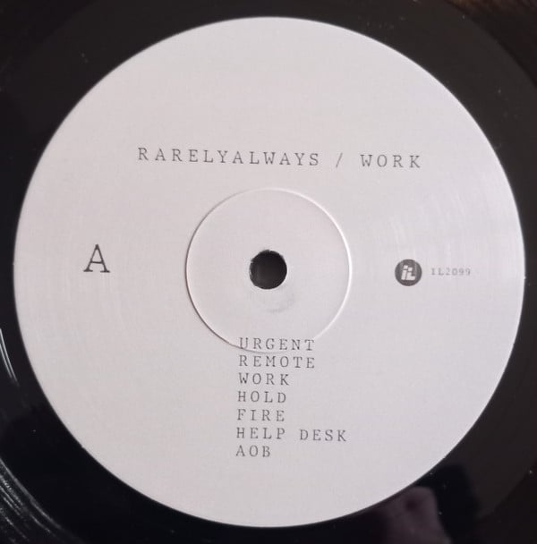 Rarelyalways : Work (LP, Album, Bla)