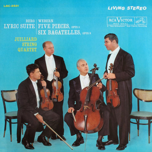 Alban Berg / Anton Webern, Juilliard String Quartet : Lyric Suite / Five Pieces, Opus 5 / Six Bagatelles, Opus 9 (LP)
