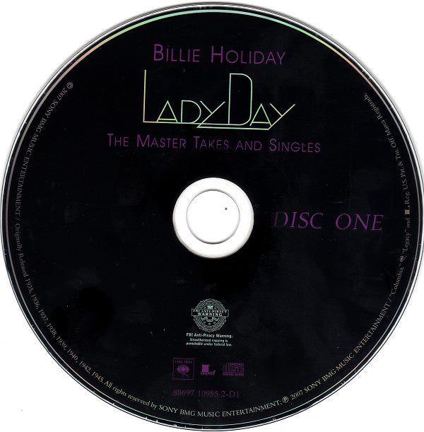 Billie Holiday : Lady Day: The Master Takes And Singles (4xCD, Comp, RM + Box)