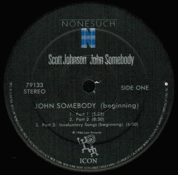 Scott Johnson : John Somebody (LP, Album)