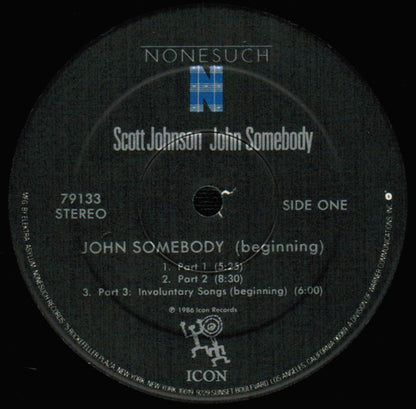 Scott Johnson : John Somebody (LP, Album)