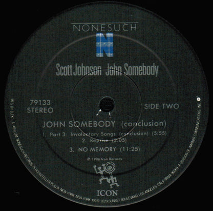 Scott Johnson : John Somebody (LP, Album)