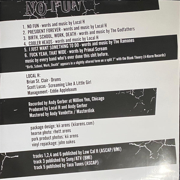 Local H : The No Fun EP (LP, RE, Blu)