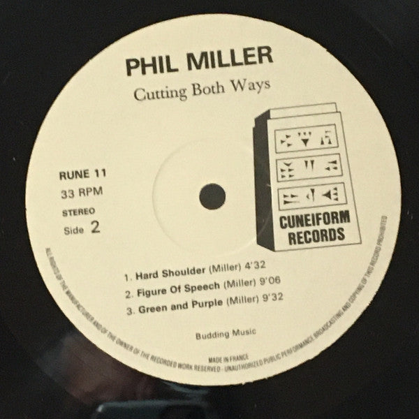 Phil Miller : Cutting Both Ways (LP, Album)