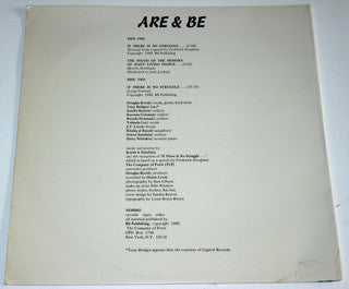 Are & Be : If There Is No Struggle... (12")