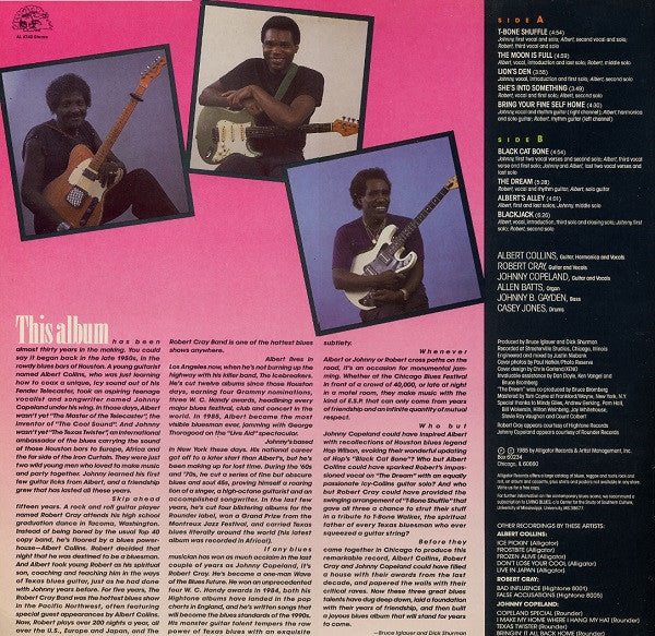 Albert Collins - Robert Cray - Johnny Copeland : Showdown! (LP, Album)