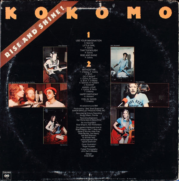 Kokomo : Rise And Shine! (LP, Album)