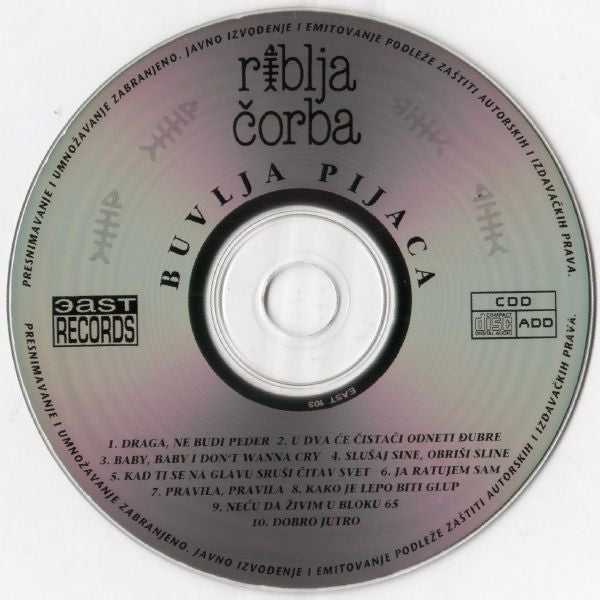 Riblja Čorba : Buvlja Pijaca (CD, Album, RE)