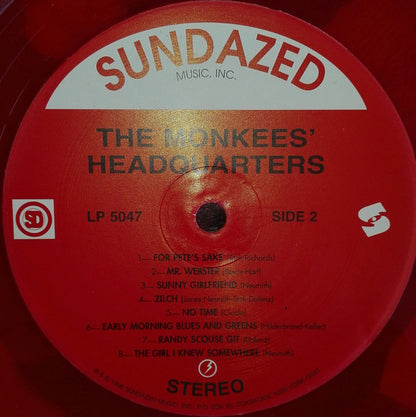 The Monkees : Headquarters (LP, Album, RE, Red)