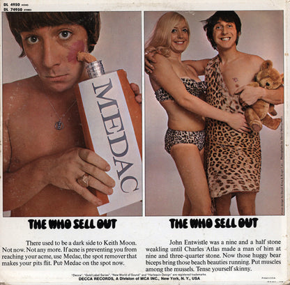 The Who : The Who Sell Out (LP, Album, Glo)